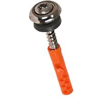 Fassadenschr Cuvette INOX A2 BN20801 Ø4,5x35/24(X25) mit Dübel - Fassadenschrauben