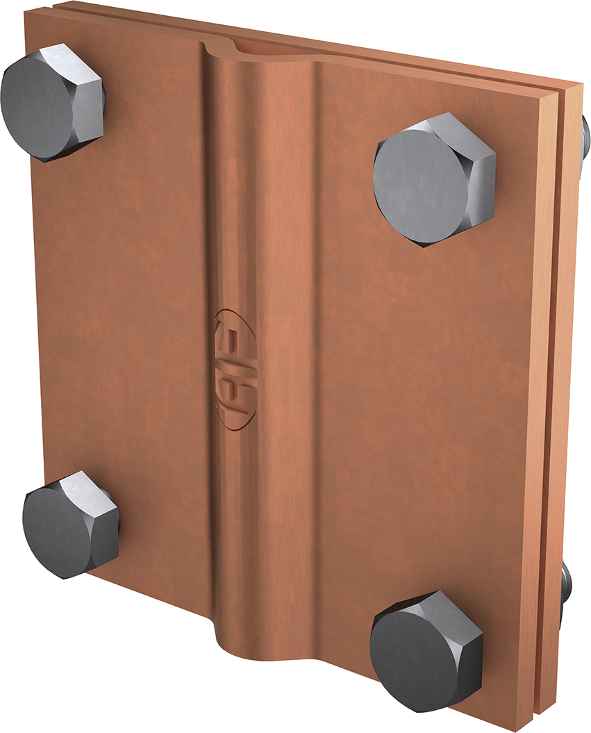 Kreuz-/Parallelverb. Band/Drähte Cu blk. AF 265.002.420 / RE 46 - AF Blitzschutzprogramm