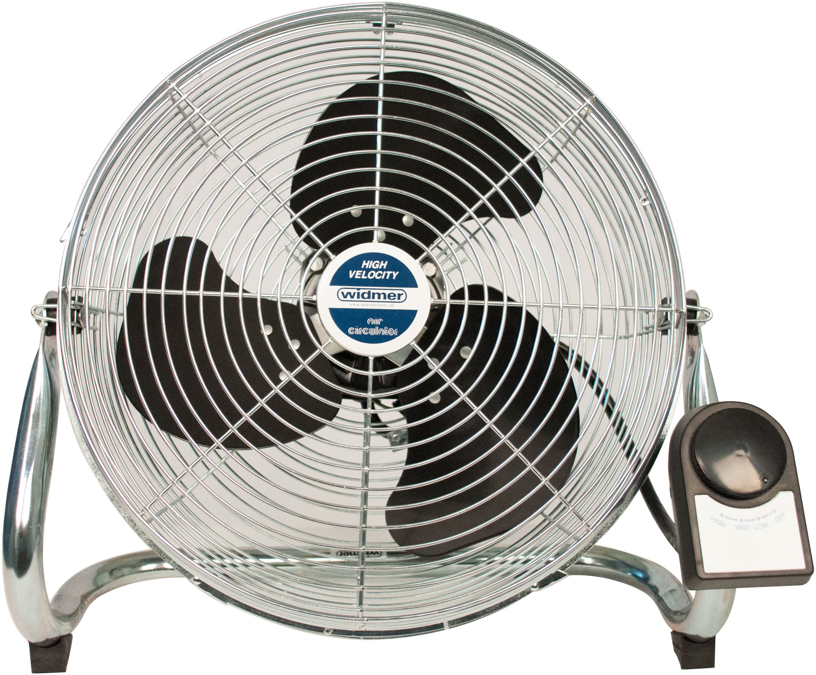 WIDMER Windmaschine V 14 verchromt, 35cm 230V, 120W, 3 Stufen, 5878m3/h - Klima