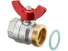 Kugelhahnen flachdichtend 1" x 3/4" f/Edelstahlverteiler 1" 140 63 83 - Oventrop Programm