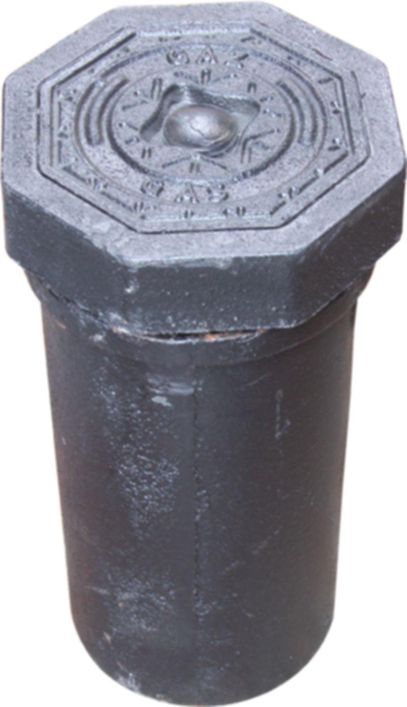 Novo 8-kantig, für Gas, Gr. 0 d 125mm               600.02M - Camponovo Strassenkappe, verstellbar