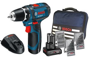 Akku-Bohrschrauber GSR 12V-15, Professional 1x2.0 Ah + 1x 4.0 Ah Akku, in Tasche - Bosch Elektrowerkzeuge
