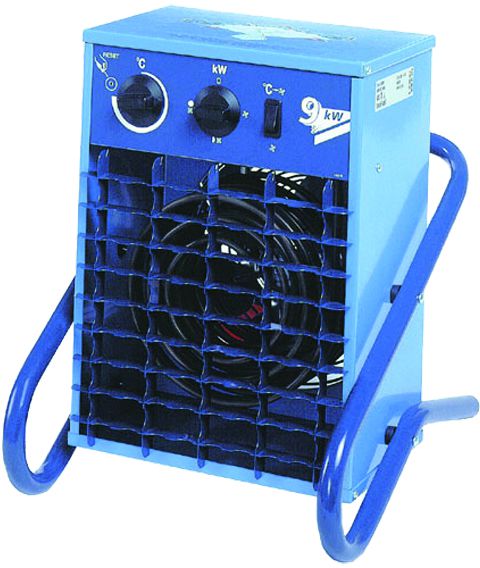 El-Björn Heizlüfter, 6kW, 400V, CEE16/5 VF6, Luftumwälzung 400 m³/h - Klima