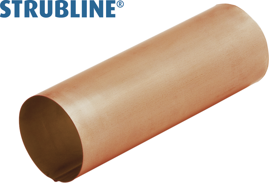 Ablaufrohre gef.0.60 a 1 M 40 mm 200 "Strubline" - Kupfer Spenglereihalbfabrikate