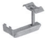 Gitterrost Halteklammer komplett , fvz für MW 30mm , 3730 - Gitterroste