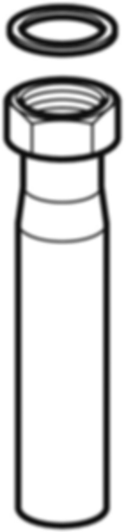 Anschlussstutzen mit Verschraubung und Dichtung d 50mm - 2" 152.114.16.1 - Geberit-Sifon + Apparateanschlüsse