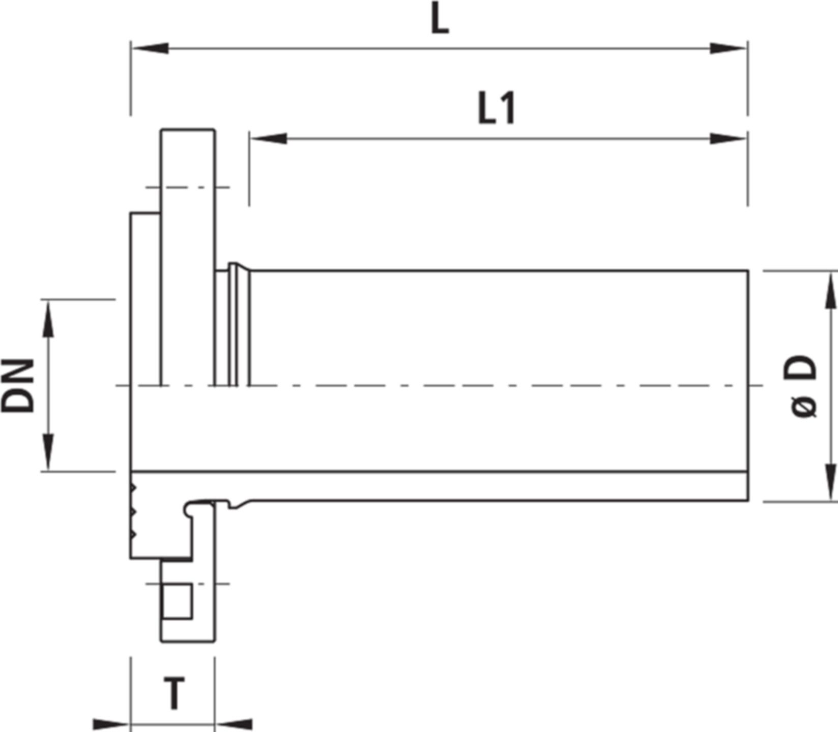 Losflansch mit PE-Anschweissende 3101 DN 100 / d 125mm PN 16 - Hawle Armaturen