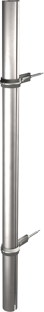 Schutzrohr geschl.1/2" a 4.5 M Inox 6-11 AF 250.003.000 / AL 53 o/Rohrschellen - AF Blitzschutzprogramm