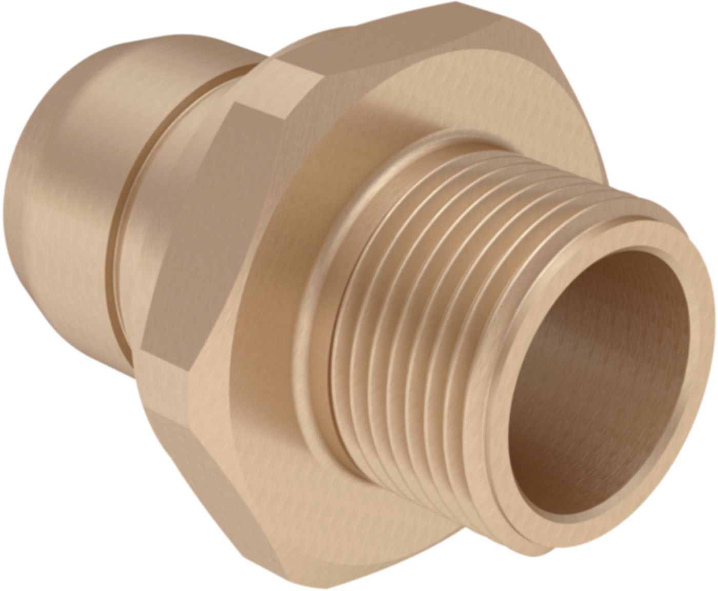 Verteiler-Steckübergang 653.430.00.1 28mm-3/4" mit Aussengewinde - Geberit-Push Fit-Formstücke