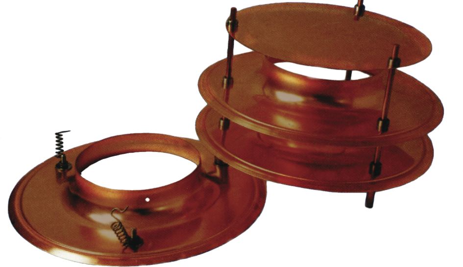 Alu braun 3D ohne Anschl. 300 mm - Sairlift Kaminhüte