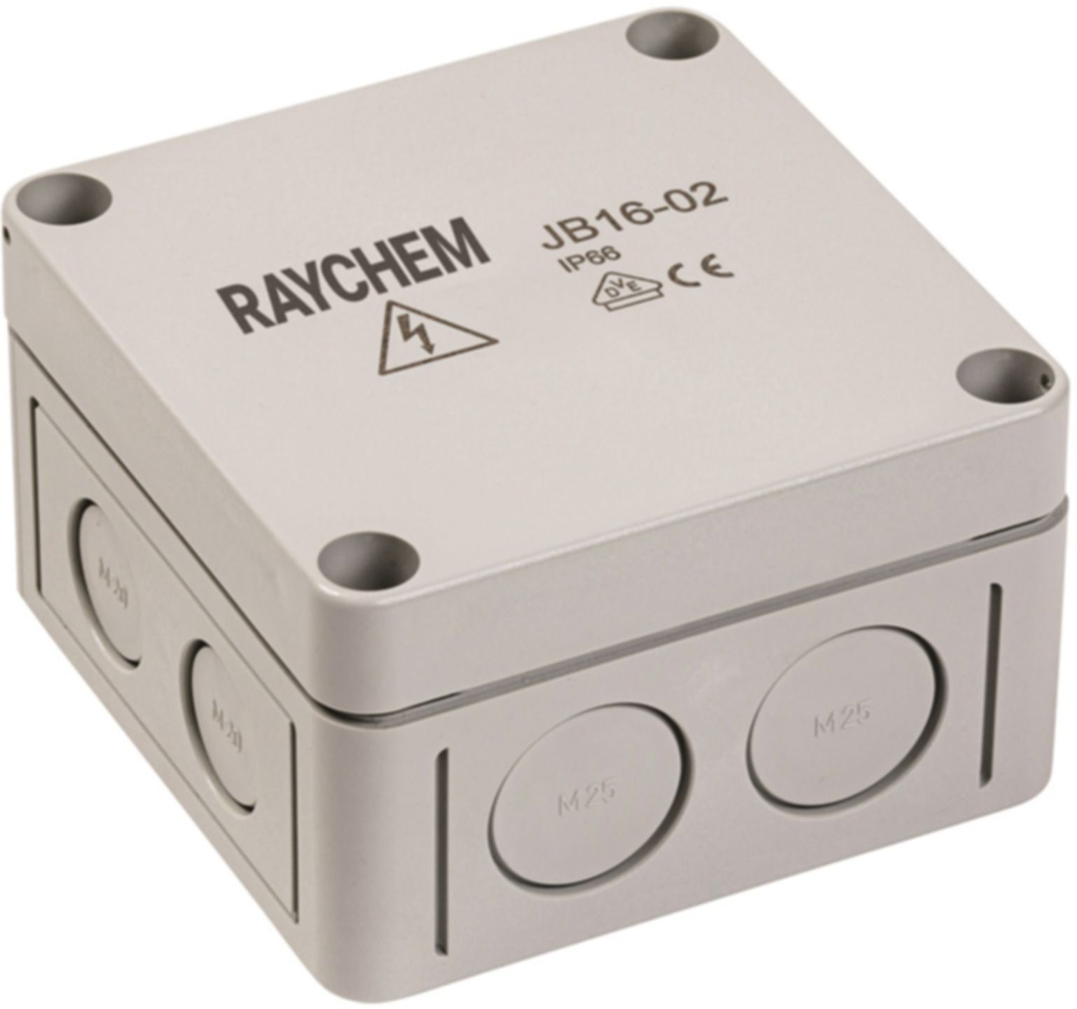 Anschluss- und Verbindungskasten JB16-02 Aufputzmodell 285.443 - Raychem Komponenten und Zubehör