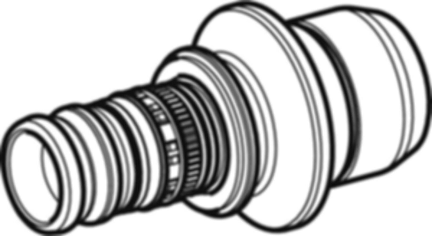 Verteiler-Steckübergang 653.444.00.1 28mm-32mm auf Mepla - Geberit-Push Fit-Formstücke