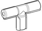 Schutzrohr-Abschluss T-Stück 16/20mm 601.837.00.1 - Geberit-Push Fit-Formstücke