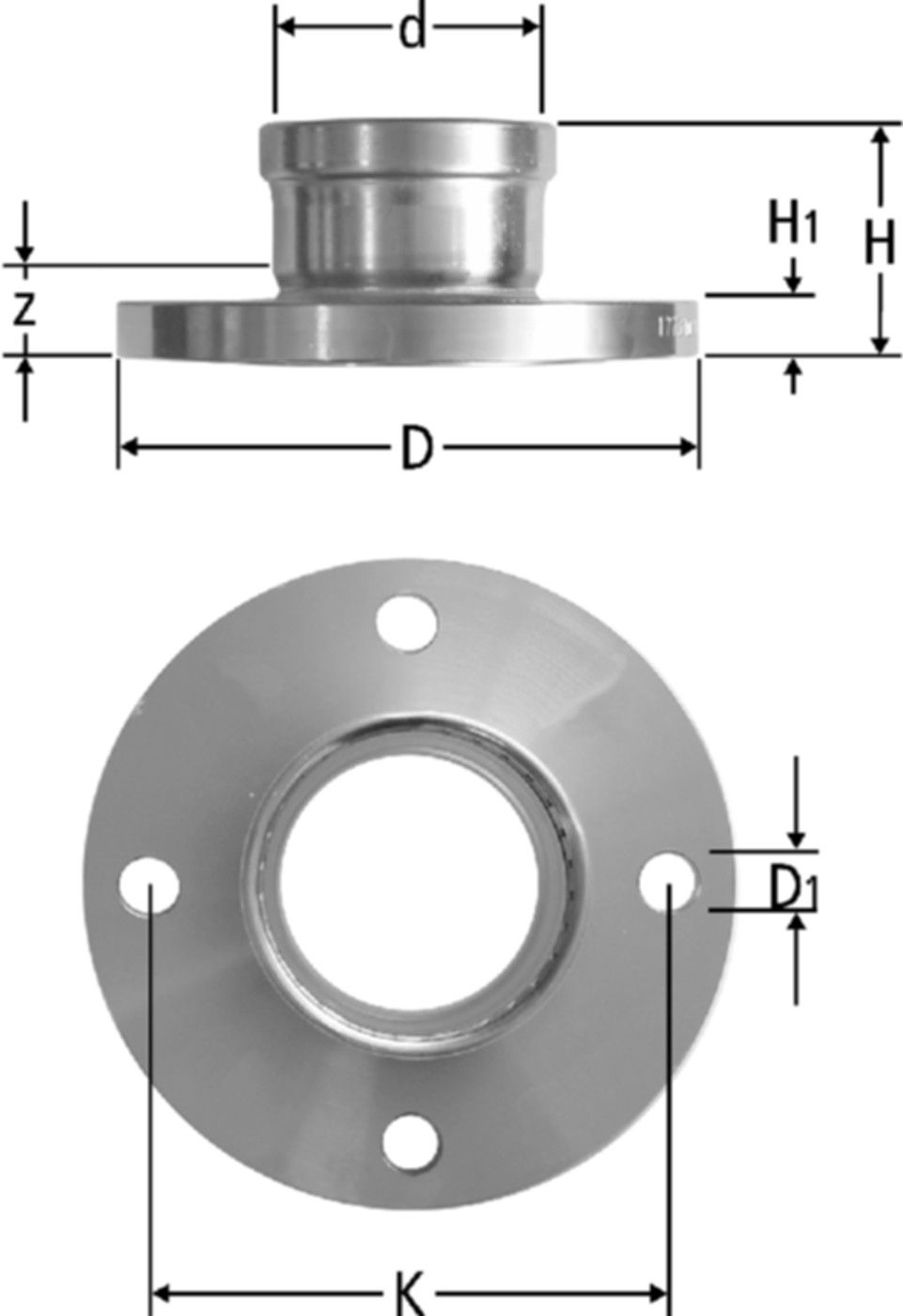 Flanschübergänge NUSSBAUM Optipress-Therm