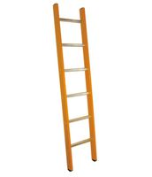 HB GFK Anlegeleiter Typ 118, 6 Sprossen, L=1.91m - Garten