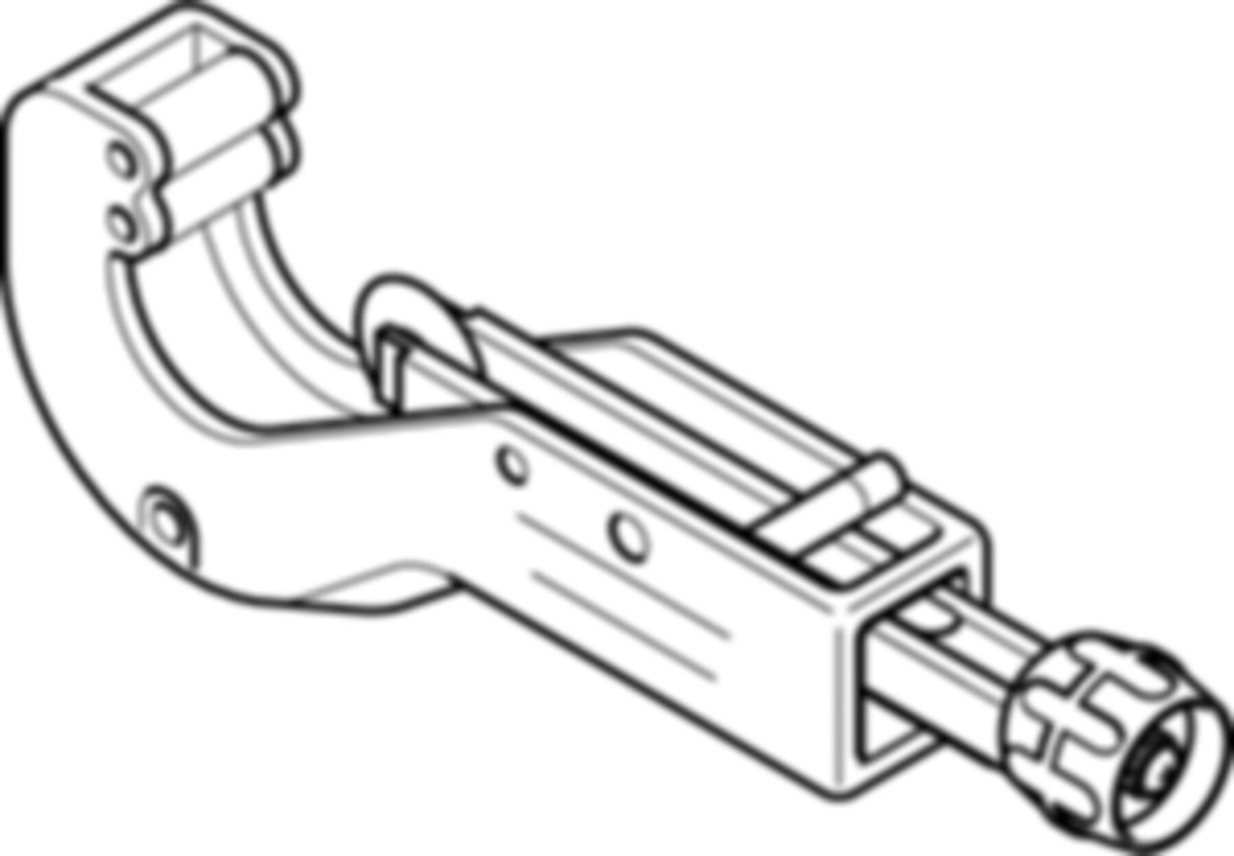 Rohrabschneider 32-75mm 690.115.00.1 für Metallverbundrohre - Geberit Werkzeuge und Zubehör