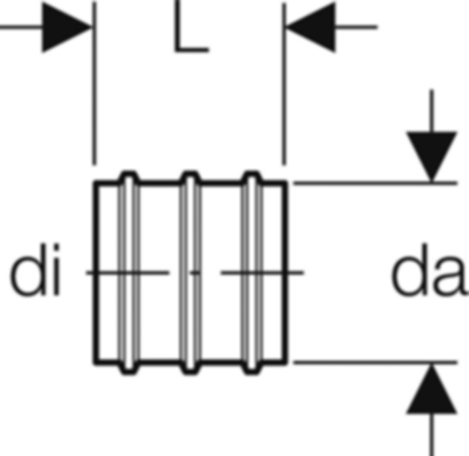 Dichtmanschette 26mm 603.811.00.1 - Geberit-Mepla-Formstücke