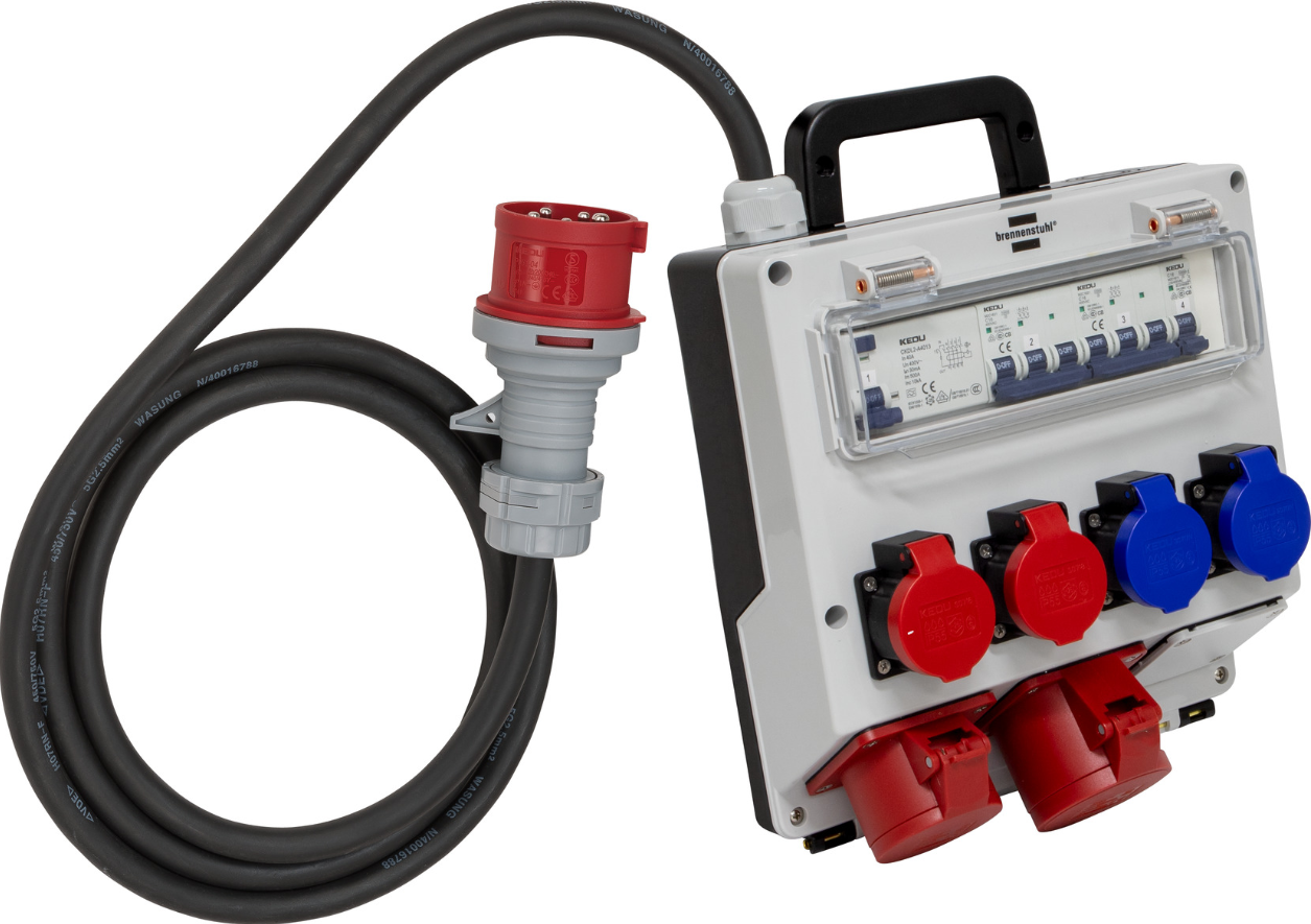 BRENNENSTUHL Wandverteiler 32A, IP55, 1154892820 - Elektrozubehör