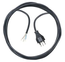 BRENNENSTUHL Anschlusskabel 3m, TD 3x1 mm², Schwarz - Stromverteilung