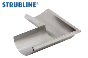 Gehrschildwinkel rechts 250 mm 145 - Zink Spenglereihalbfabrikate