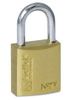 Messinghangschloss 15 mm 7/15 SB, Messing, gleichschliessend - Vorhängeschloss, Sicherheitsbeschläge
