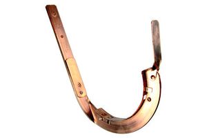 Rinnenhaken m/Einlage 27/5 250 mm 113 hochkant abgedreht - Kupfer Spenglereihalbfabrikate