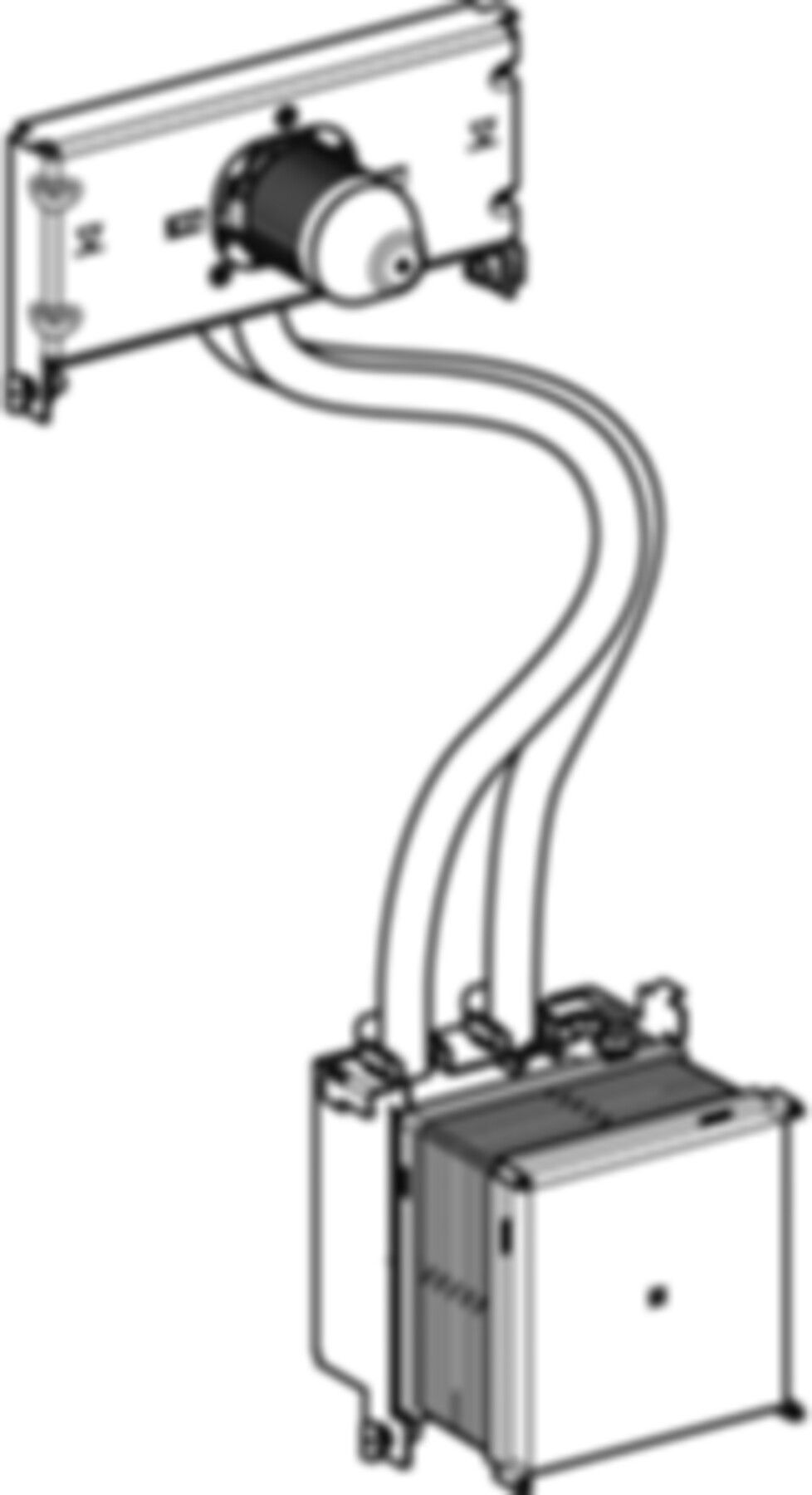 Traverse 461.146.00.1 für Wandarmatur mit UP-Funktionsbox - Geberit-GIS