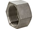 Inox-6-Kant Kappe 4" 1300 - Rostfreie Gewindefittings