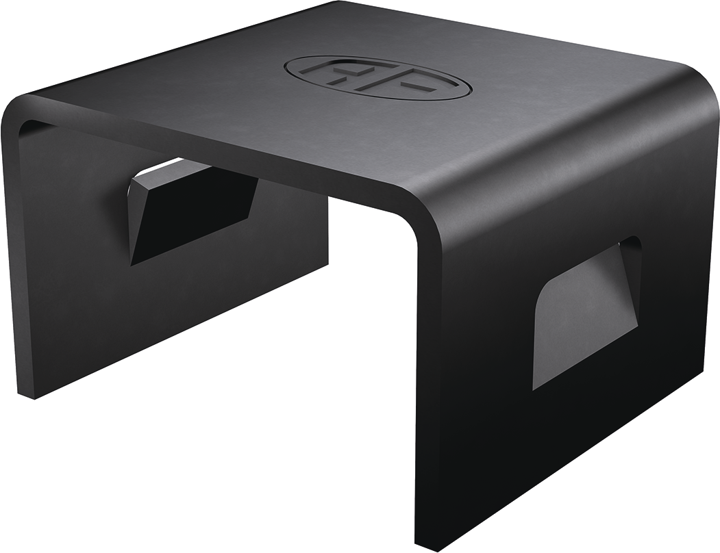 Fixierungsbügel z/Leitungsh.Inox schwarz AF 240.014.000 / AV 60 Quadro - AF Blitzschutzprogramm