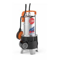 Schmutzwasserpumpe COBRA-90M, INOX/Guss 24'000l/h, Förderhöhe 11m, Tauchtiefe 5m, 0.6kW - Wasser