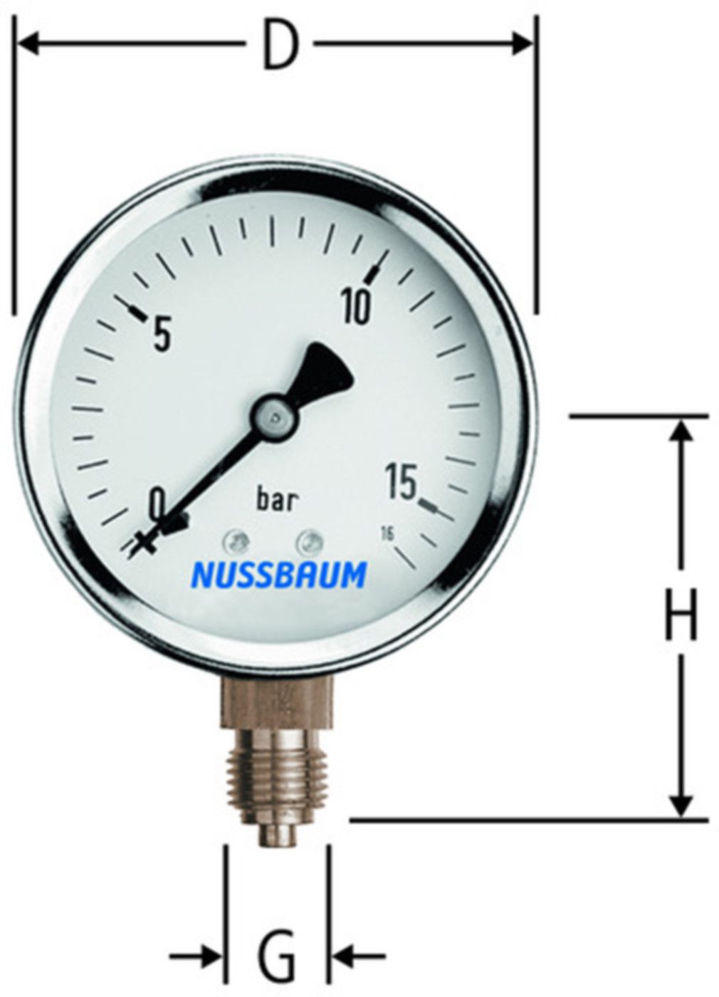 Manometer NUSSBAUM