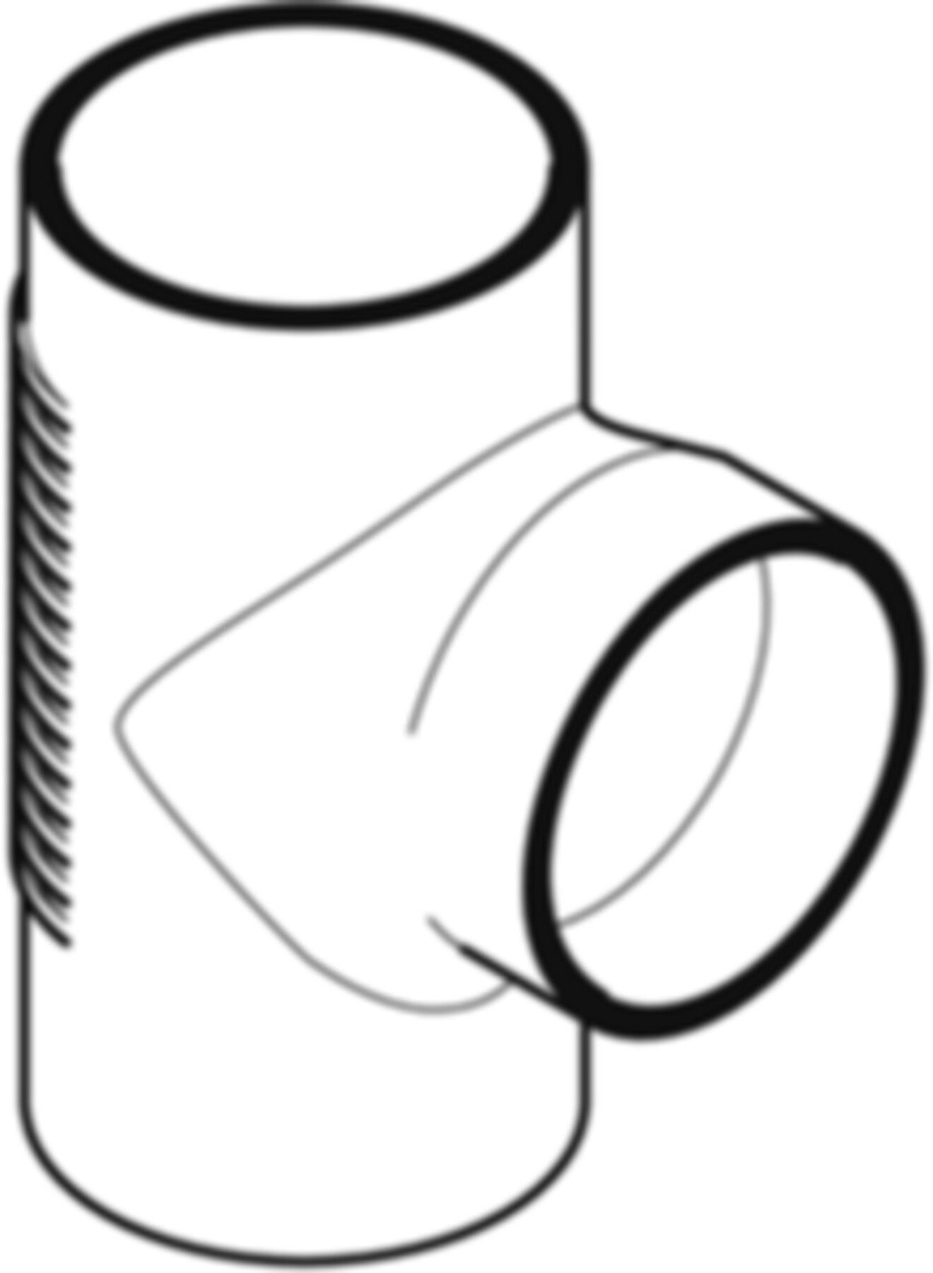 Bogenabzweig 88,5° 110/ 90mm 310.088.14.1 - Geberit-PE-Silent-Formstücke