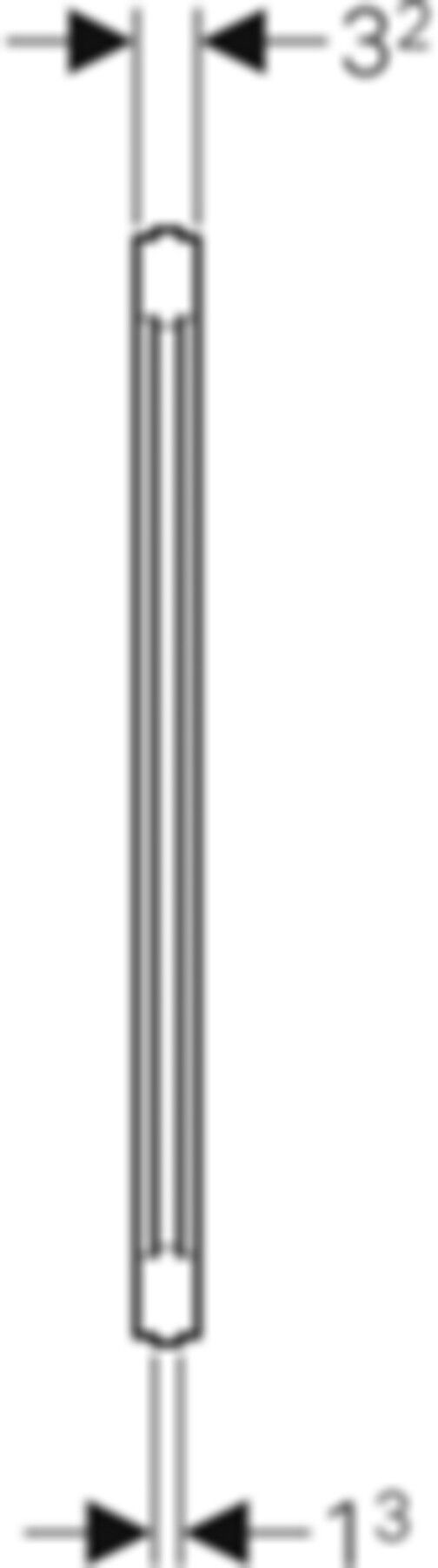 Montageplatte 31 x 58 x 3,2cm 461.137.00.1 nicht brennbar - Geberit-GIS