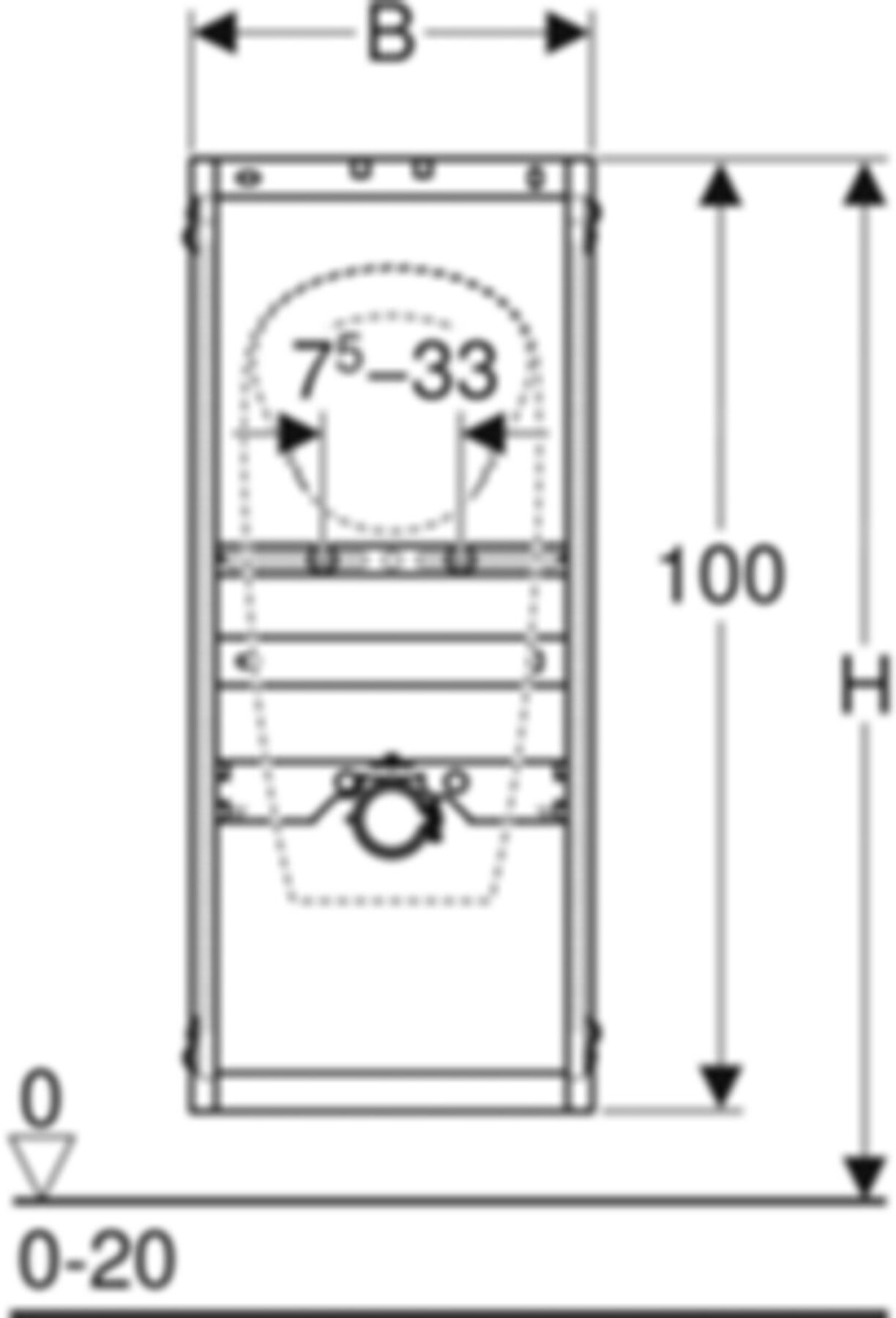 Urinal-Element für Lema Urinal, Typ 112 461.668.00.1 - Geberit-GIS