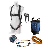 SPANSET Safety-Kit für den vertikalen Aufstieg 15m Typ SK-301 2-Punkt-Auffanggurt, Sicherungsseil - Arbeitsschutz