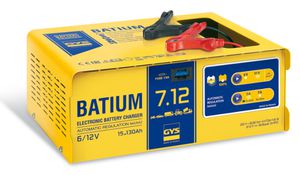 GYS Automatisches Batterie-Ladegerät BATIUM 7/12 für 6-12V Batterien - Elektrozubehör