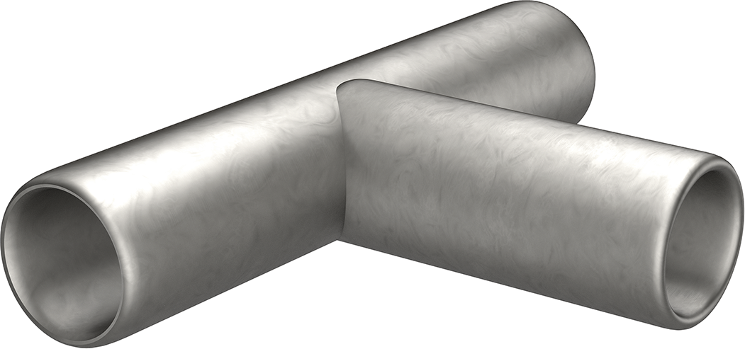 Tee verzinnt 8/35mm2 AF 414.044.330 / AV 12 - AF Blitzschutz-Presszubehör