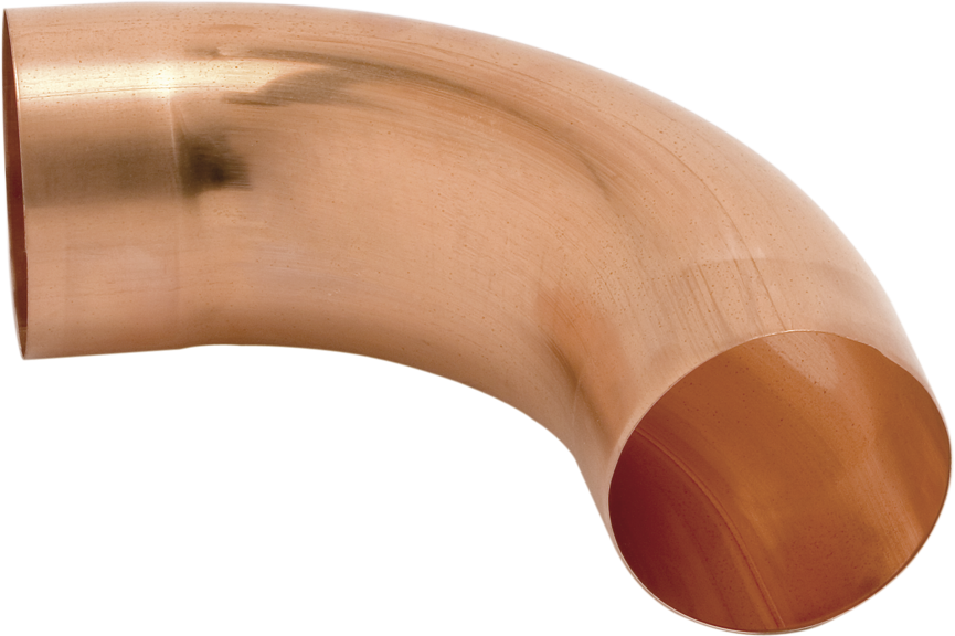 Ablaufrohrbogen gezogen 85° 60 mm 214 "Strubline" - Kupfer Spenglereihalbfabrikate