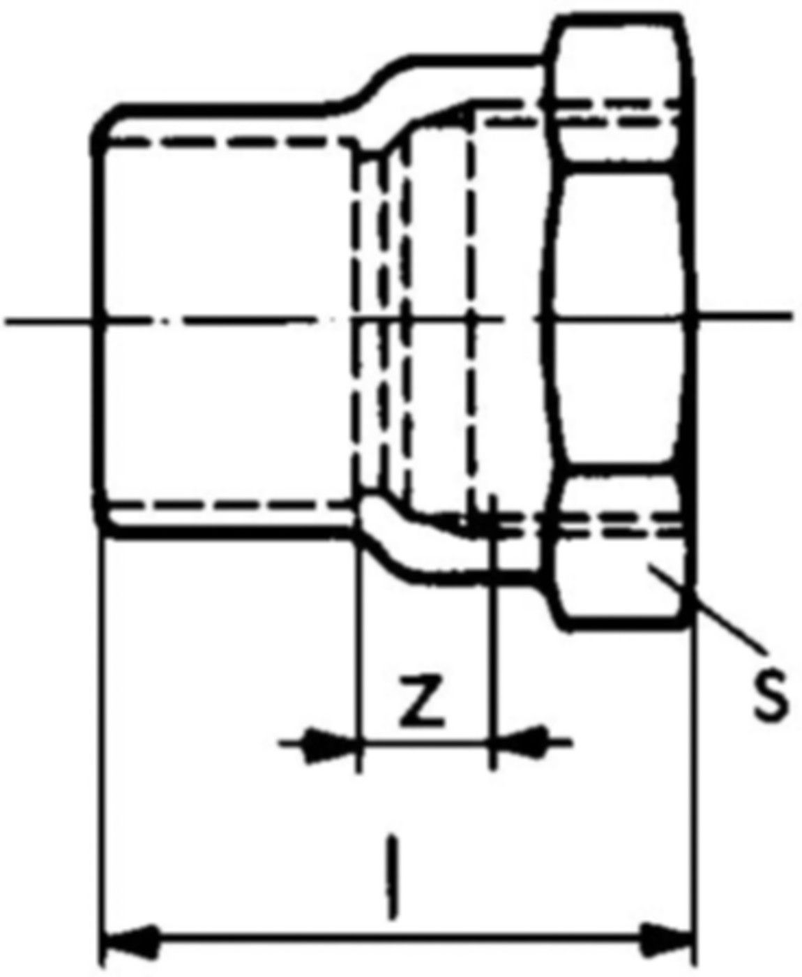 Löt-Übergang IG 7272 15- 1/2" 767 272 027 - GF Lötfittings