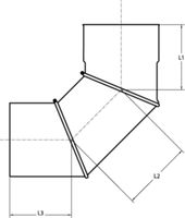K-Bögen 0 bis 90° BRUBA