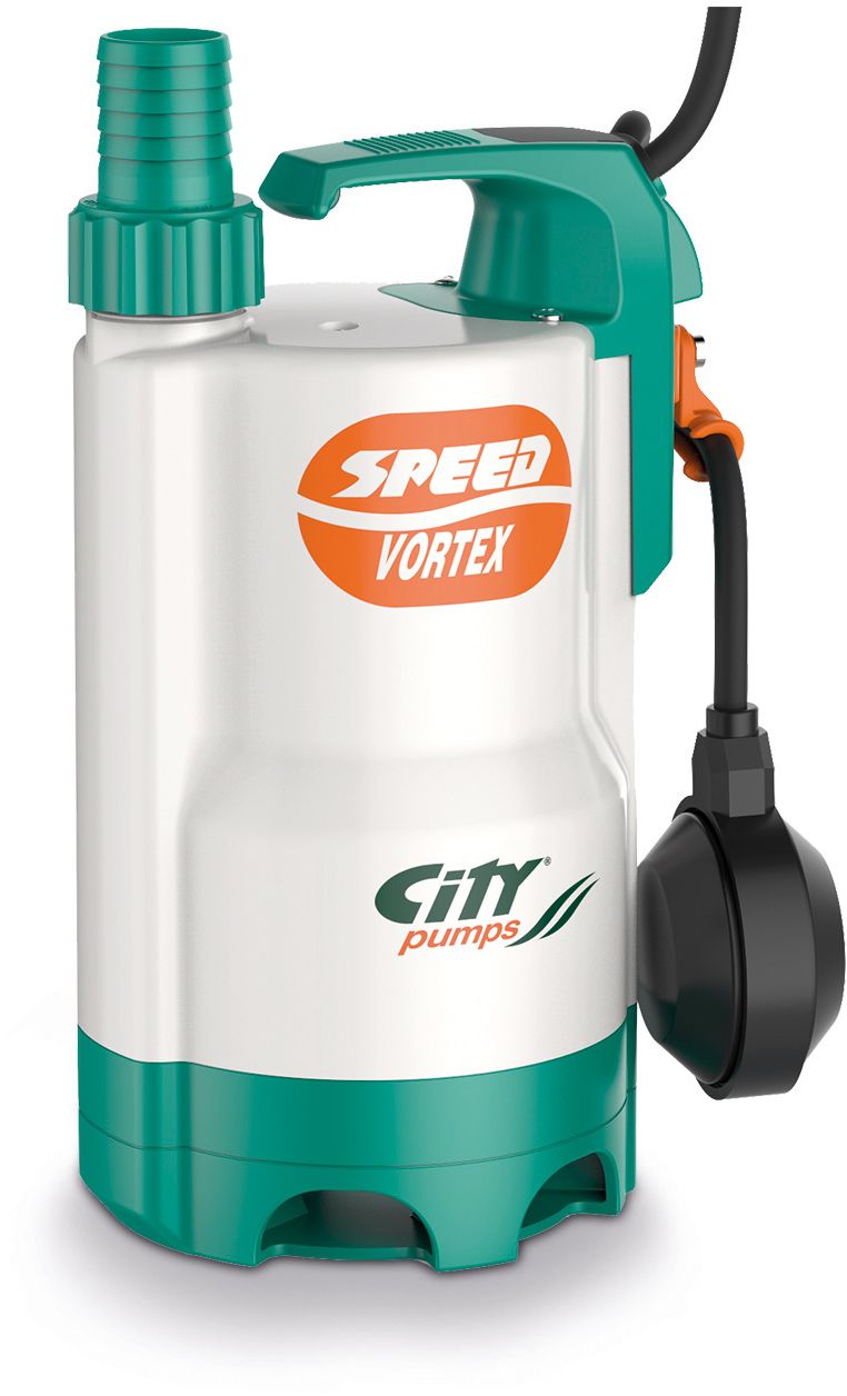 Schmutzwasser-Tauchpumpe Pedrollo, 230V Speed-VORTEX TOP2, 10'800l/h, FH 9m, TT 3m, 0.37kW - Wasser