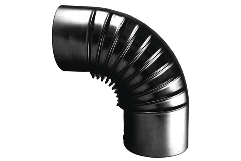 Bogenknie gerippt, rechtwinklig