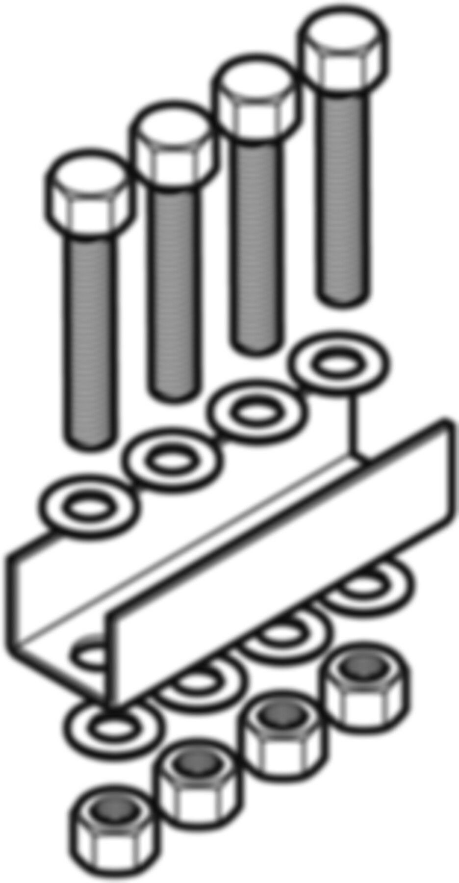 Tragschienen-Verbinder 363.864.00.1 für Tragschiene 250-315 - Geberit-Dachentwässerung