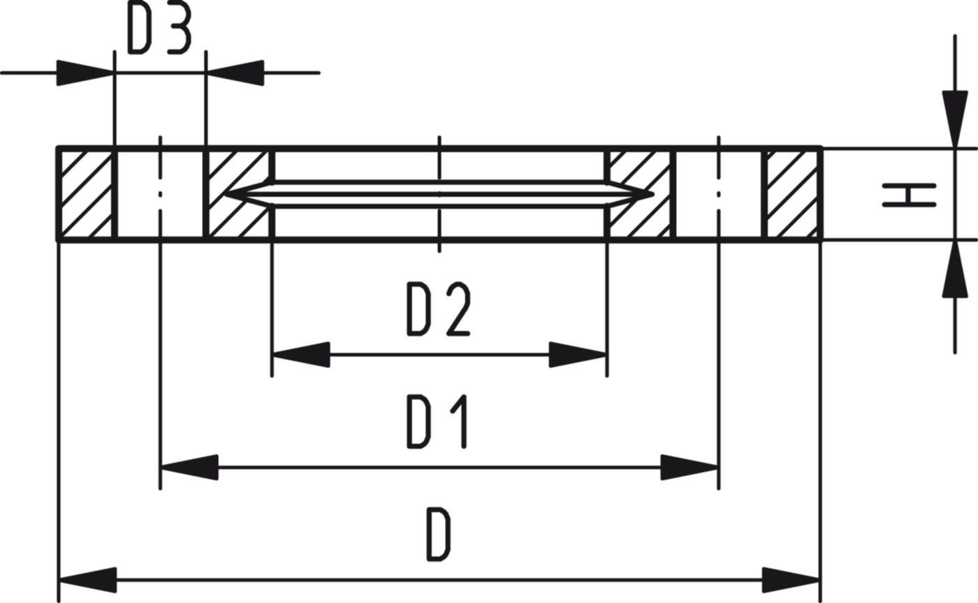 Losflansch PP/V f/Muffensysteme 90 mm 727 700 413 - GF Hart PVC-U Formstücke