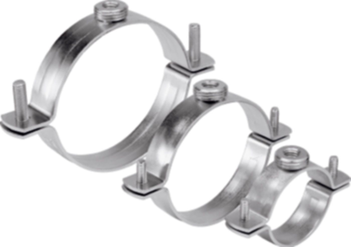 BSF-Combi o.Gummi,ohne Muffe 1/2"/M10 33.5 - 38.5 mm 1" 51804 - Flamco-Rohrschellen