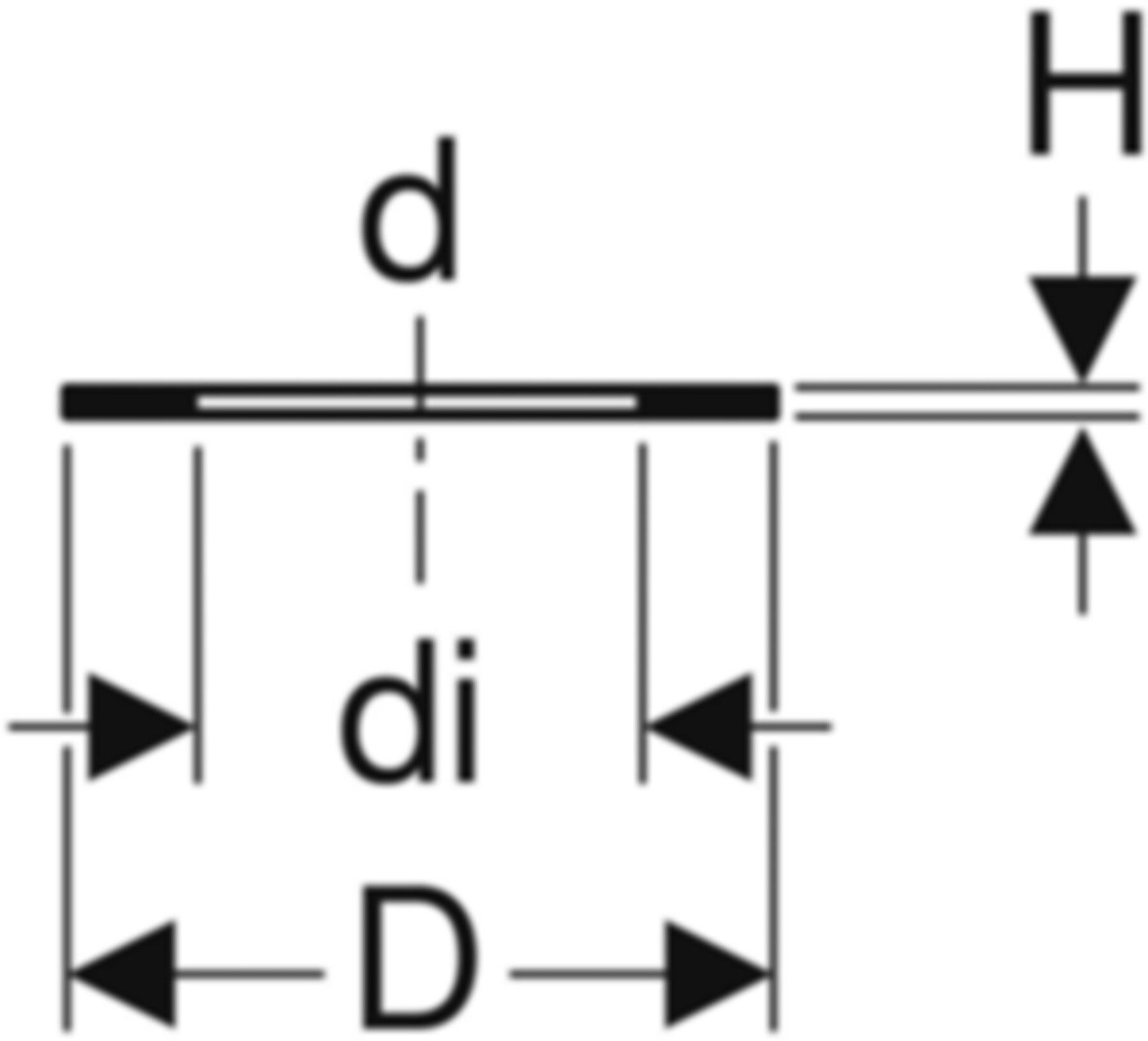 Flanschdichtung d 200mm 370.742.00.1 272/191/3 mm - Geberit-PE-Formstücke