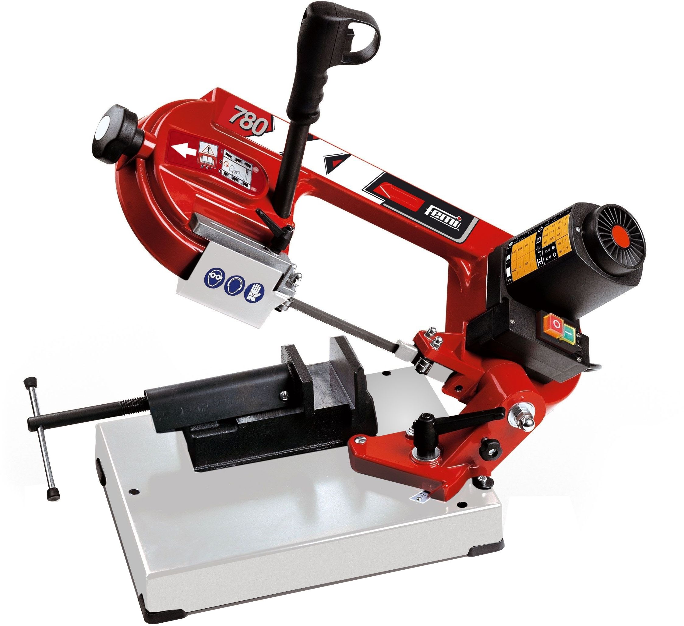 FEMI Bandsäge, für Trockenschnitt 780 XL, 850W, 230V, 2 Geschw. 60/80min¹ - Sägen