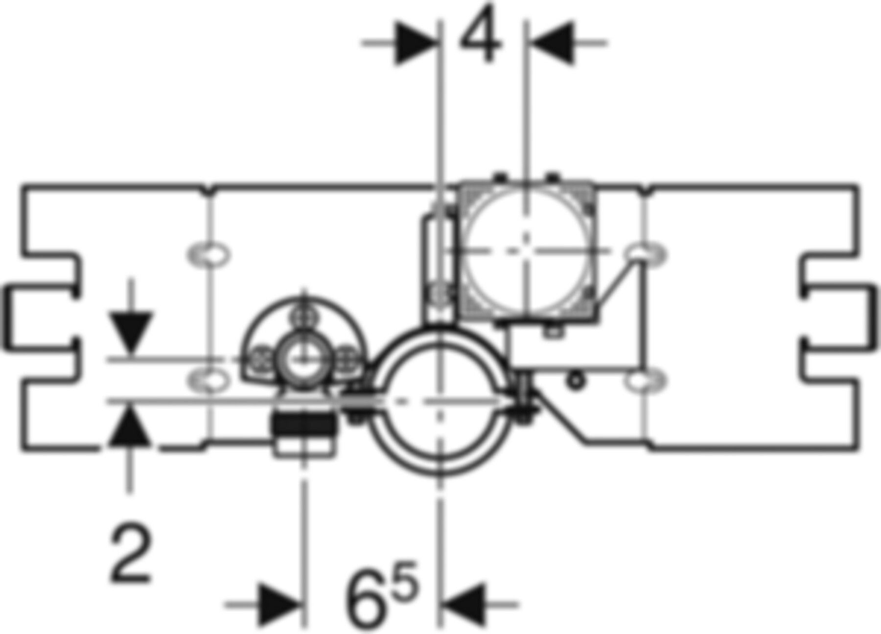 Zubehör zu Urinal Lema 1-Liter Compact und Tamaro-VS 242.003.00.1 - Geberit-Duofix