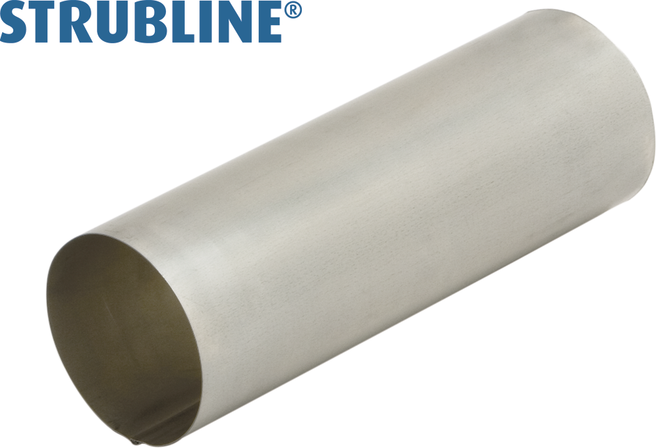 Ablaufrohre gef. a 4 M 75 mm 200 "Strubline" - Verzinkte Spenglereihalbfabrikate