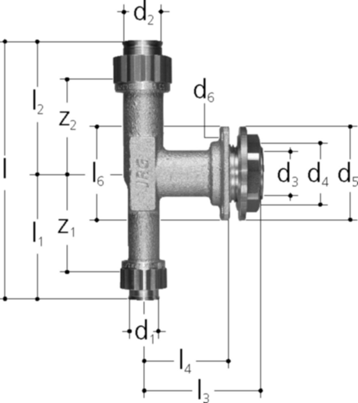 T-Stücke +GF+ JRG Sanipex